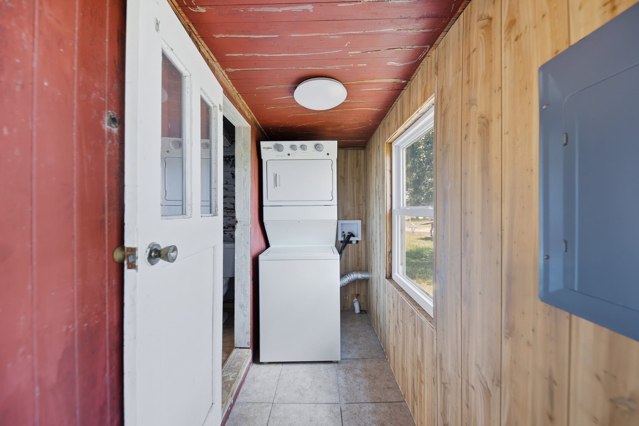 Then there is the restored vintage caboose.